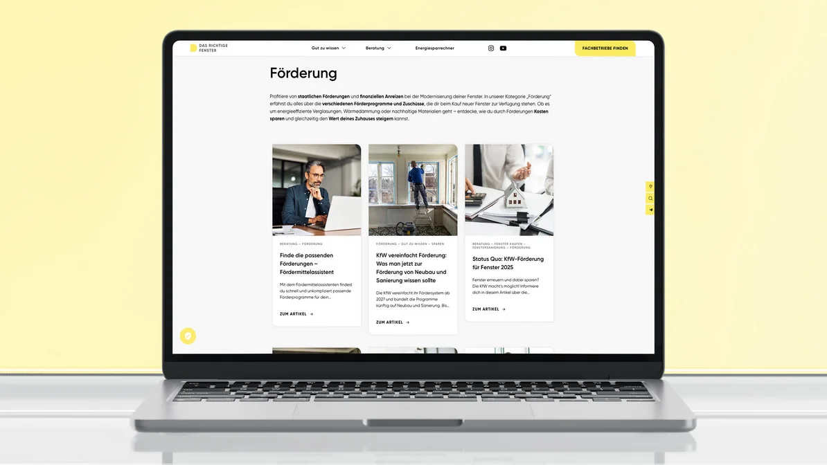 Case Grafik Das richtige Fenster Mockup Laptop