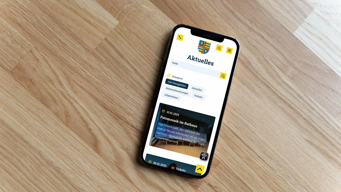 Case Stadt Niebüll Mobile Mockup